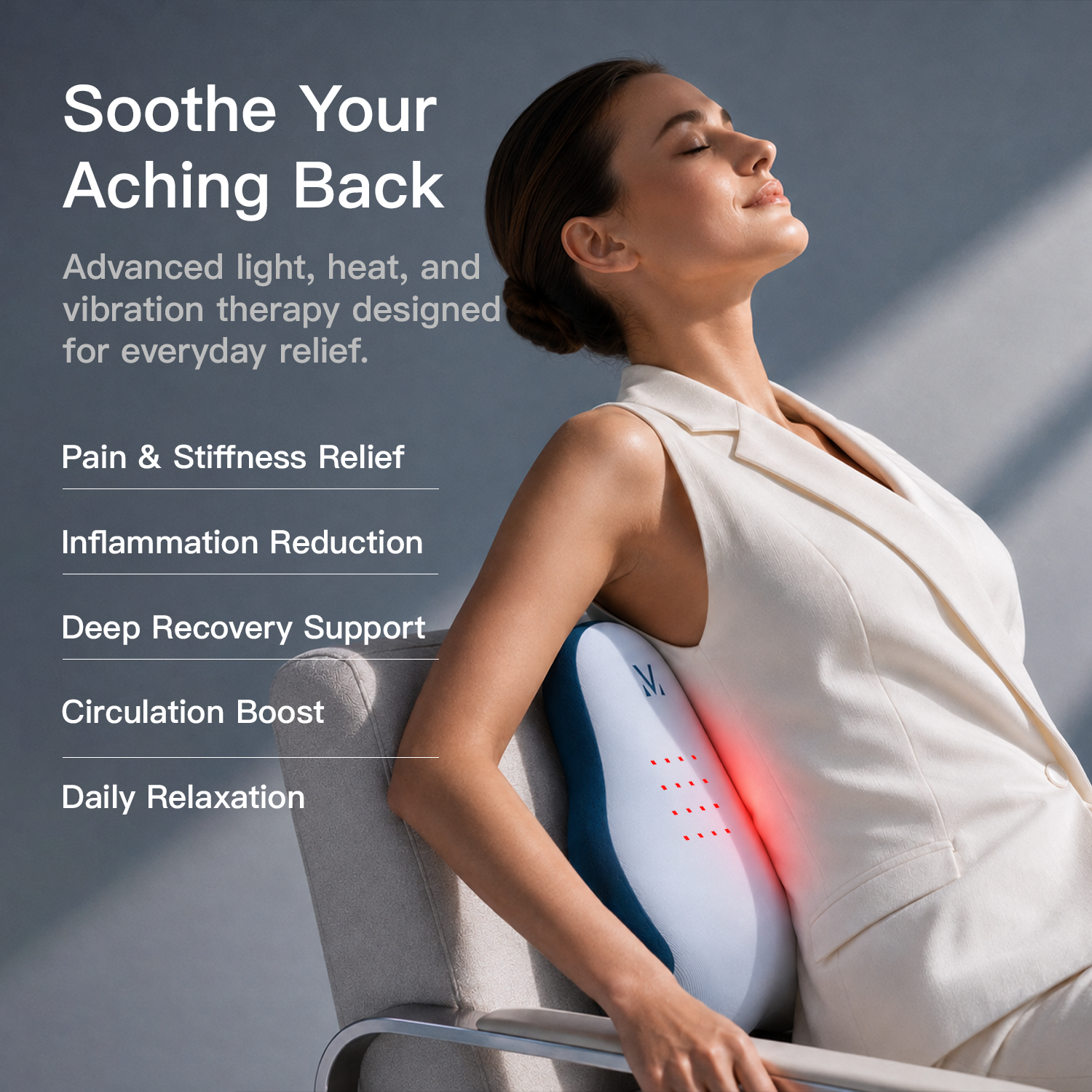 Megelin TheraLiving Back Cushion