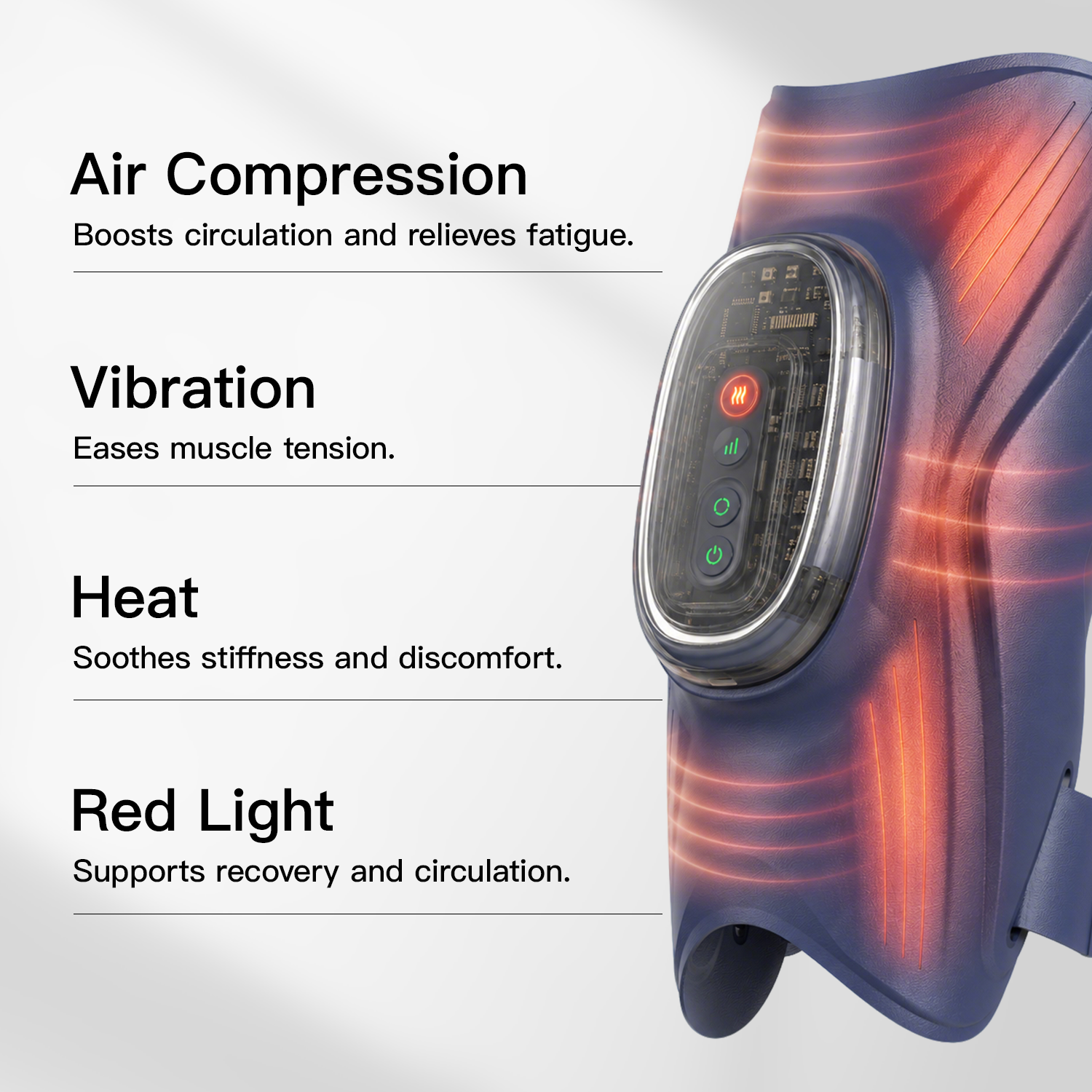 Megelin Heated Air Compression Calf Massager