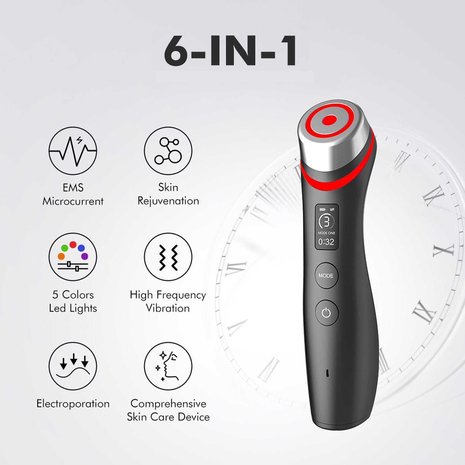 Megelin LED &amp; Microcurrent Facial Device