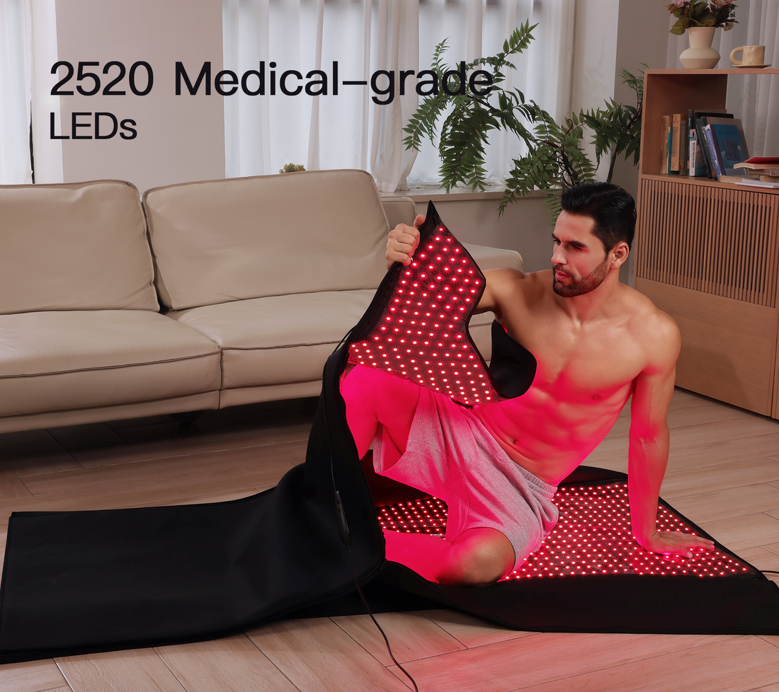Megelin Red and NIR Light Therapy Bag 
