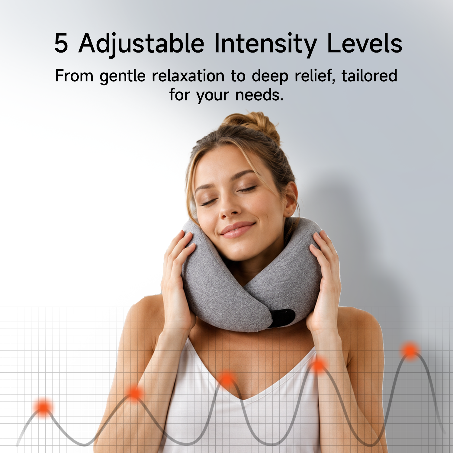 Megelin EMS Heated Neck Massage Pillow