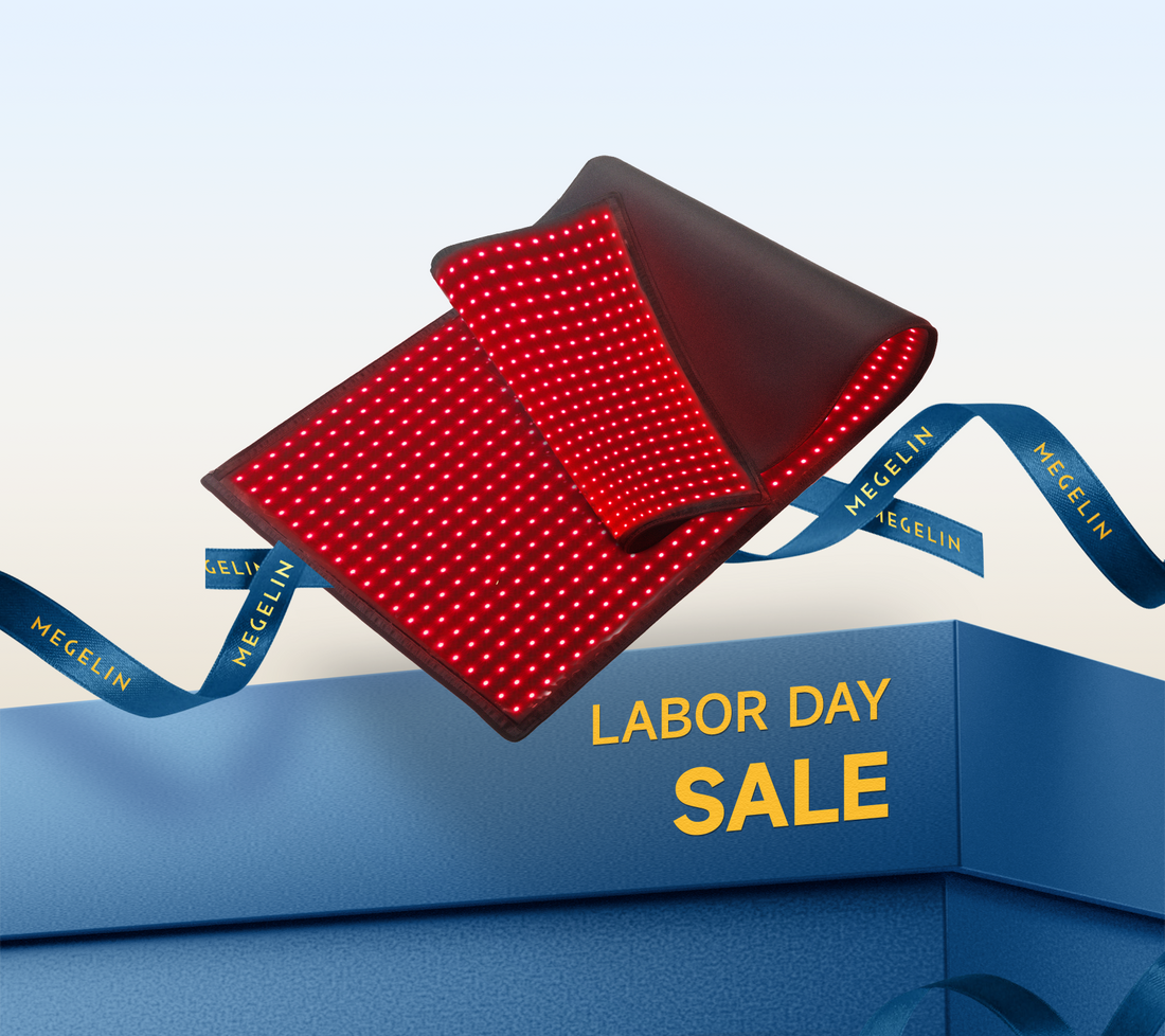 Megelin Red and NIR Light Therapy Mat 
