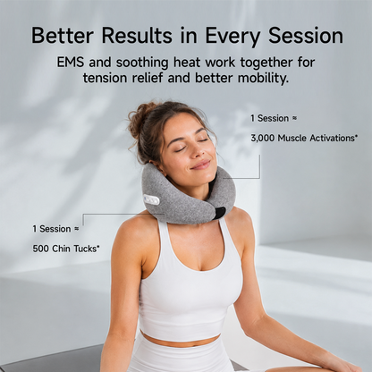 Megelin EMS Heated Neck Massage Pillow