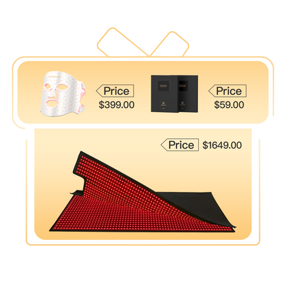 Megelin Red and Near-Infrared Light Therapy Mat for Whole Body