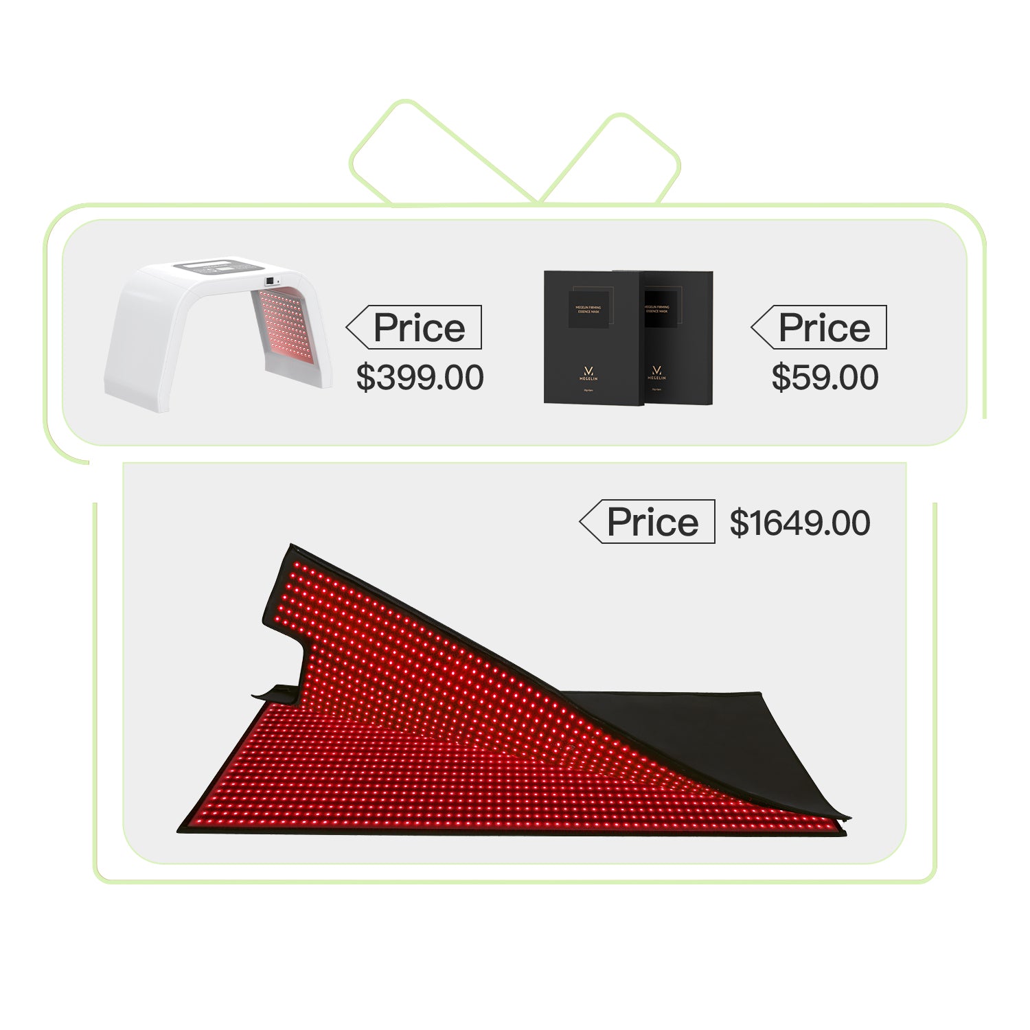 Megelin Red and Infrared Light Therapy Mat - Megelin