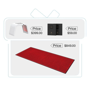 Megelin Red and Near-Infrared Light Therapy Mat for Whole Body