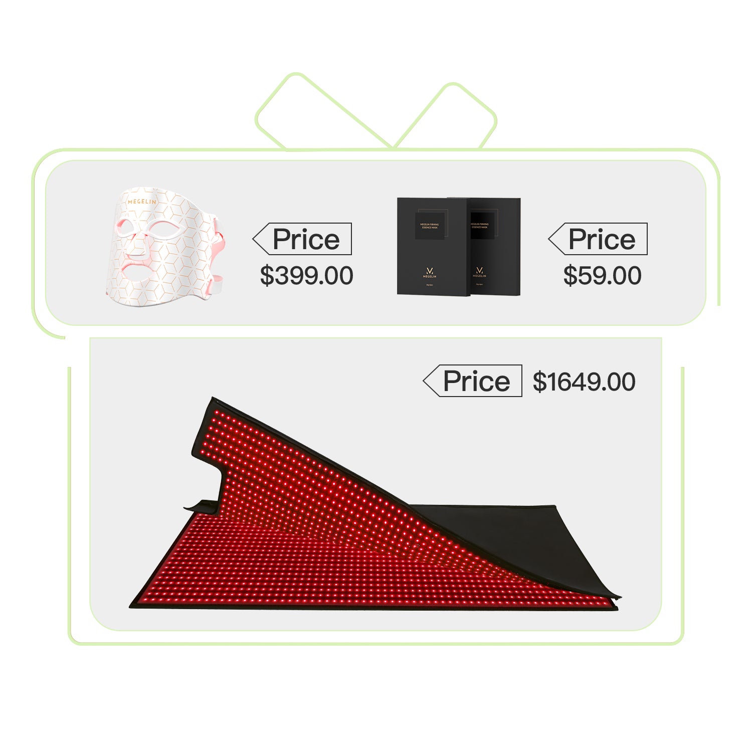 Megelin Red Infrared Light Therapy Bag