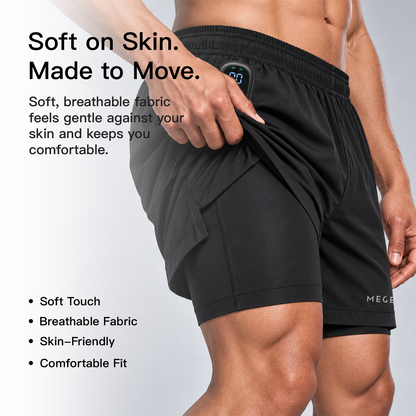 Megelin EMS 2-IN-1 Toning Shorts - Megelin