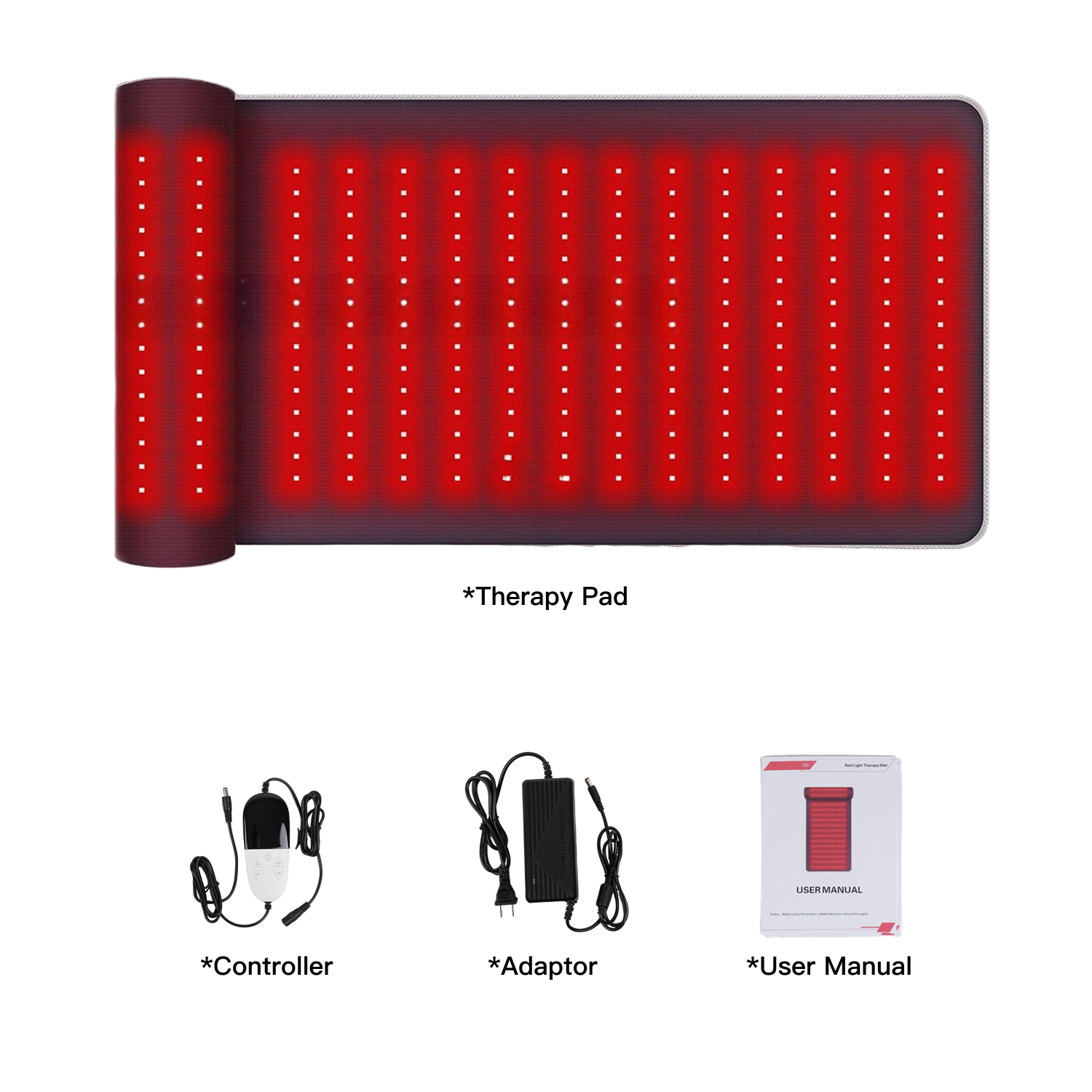 Red Light Therapy Pad with Neck Support - Megelin