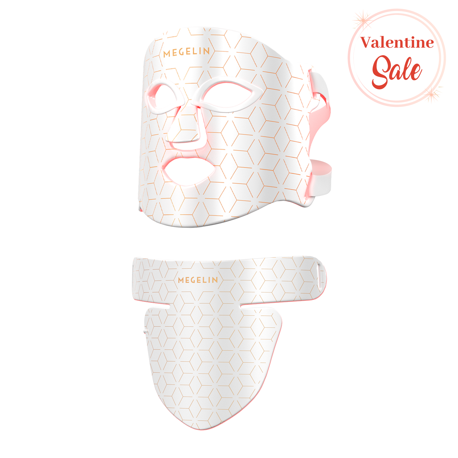 Megelin LED Red Light Therapy Face Mask