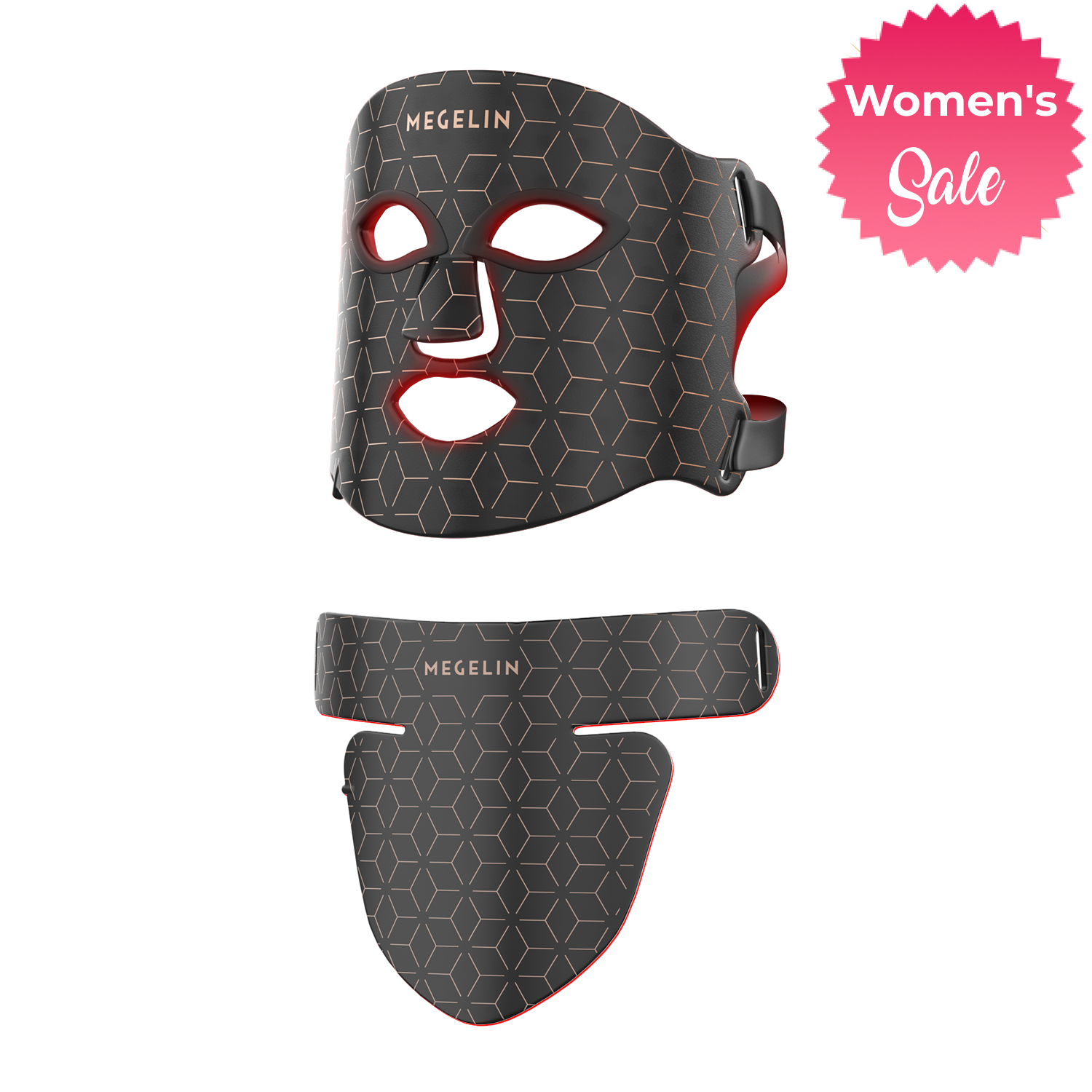 Megelin LED Red Light Therapy Face Mask