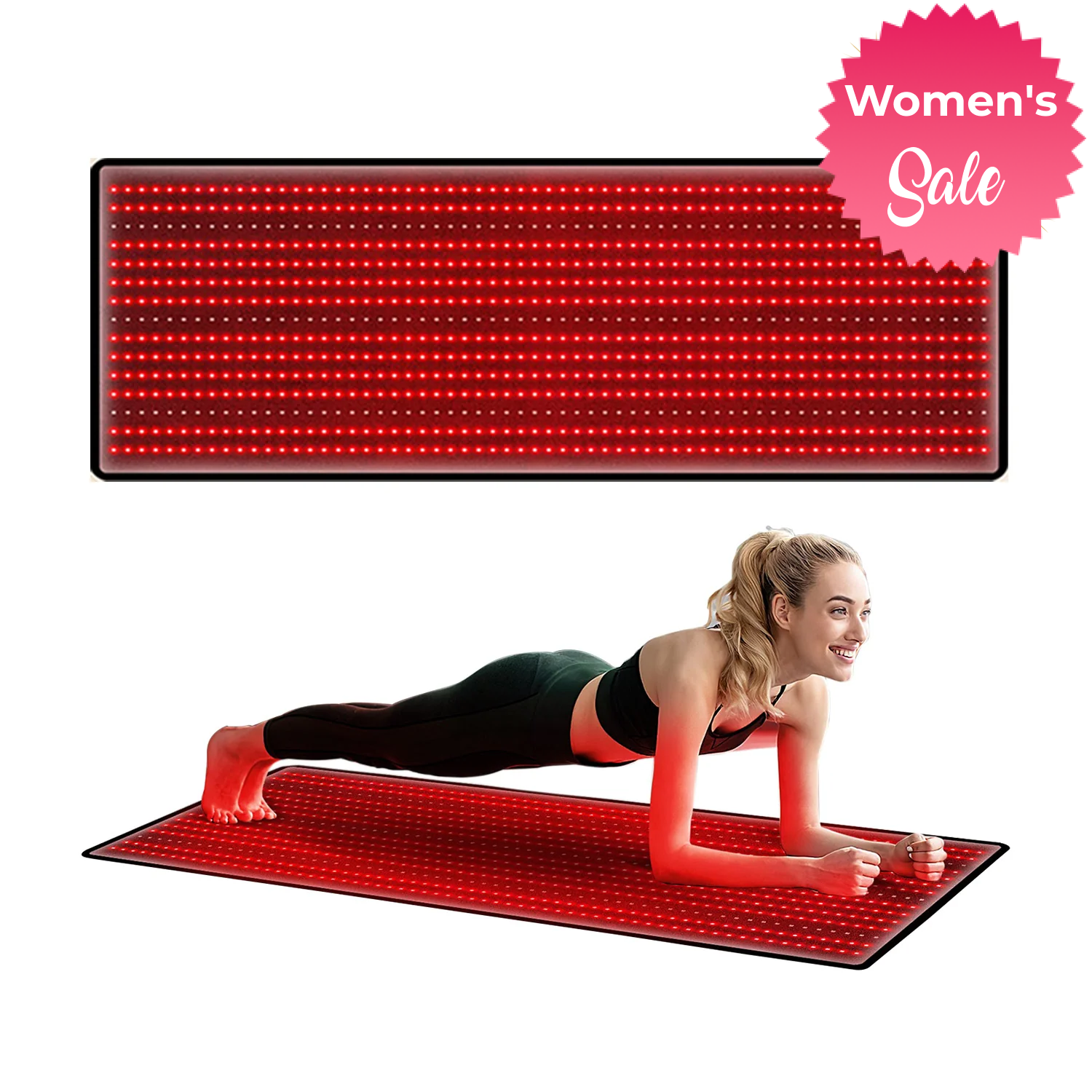 Megelin Red and Near-Infrared Light Therapy Mat for Whole Body