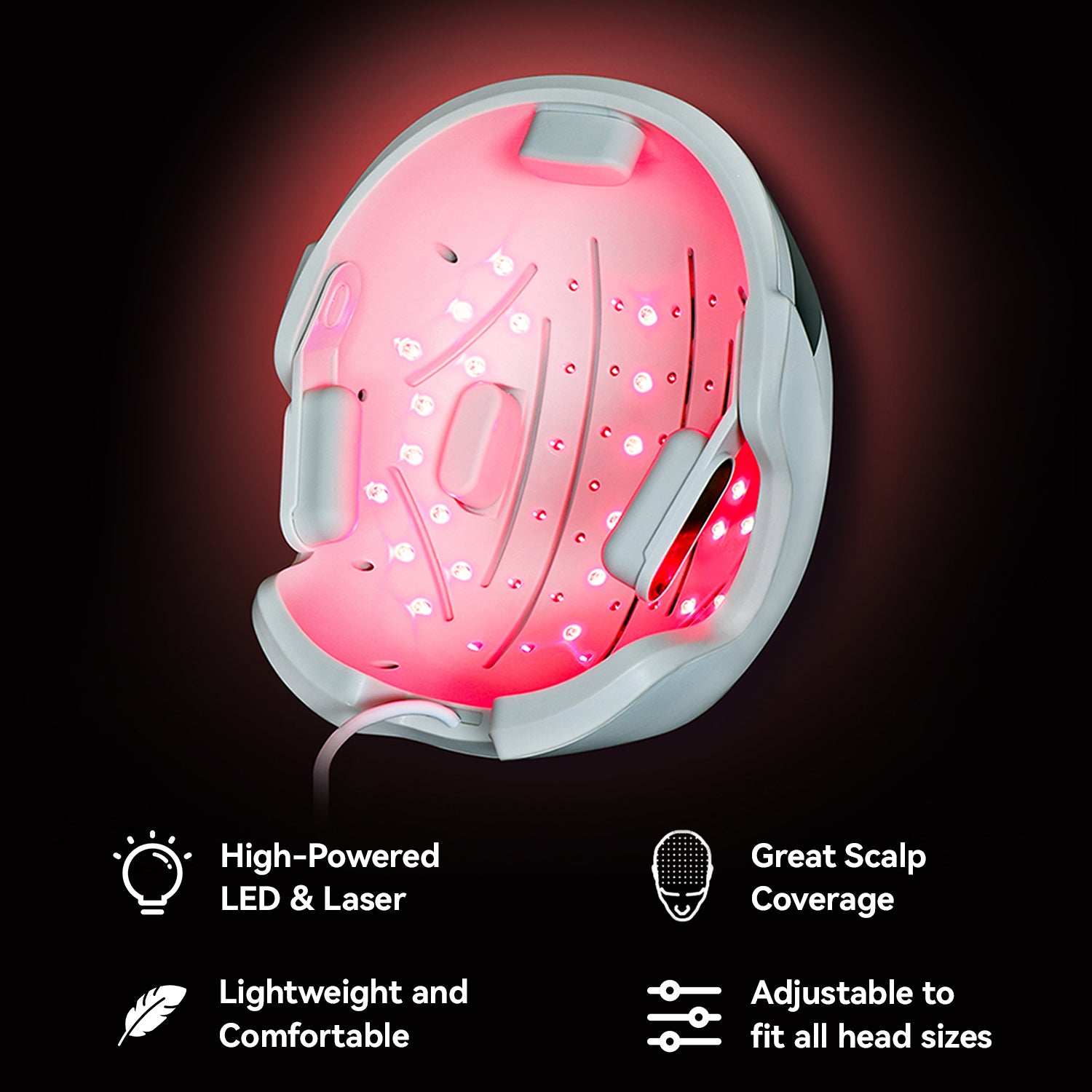 Laser &amp; LEDs Hair Growth Helmet