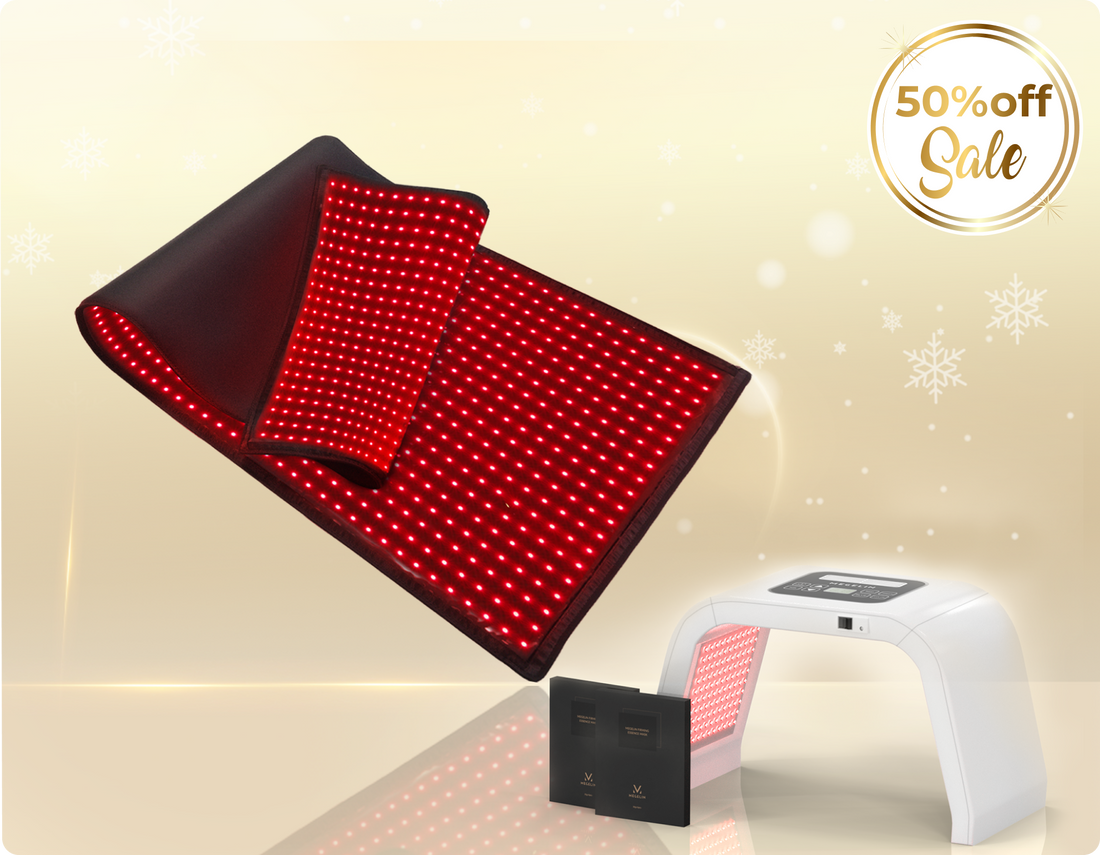 Megelin Red and NIR Light Therapy Mat 