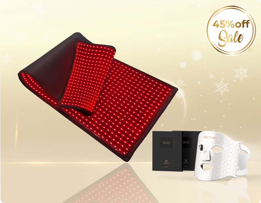 Megelin Red and NIR Light Therapy Mat 