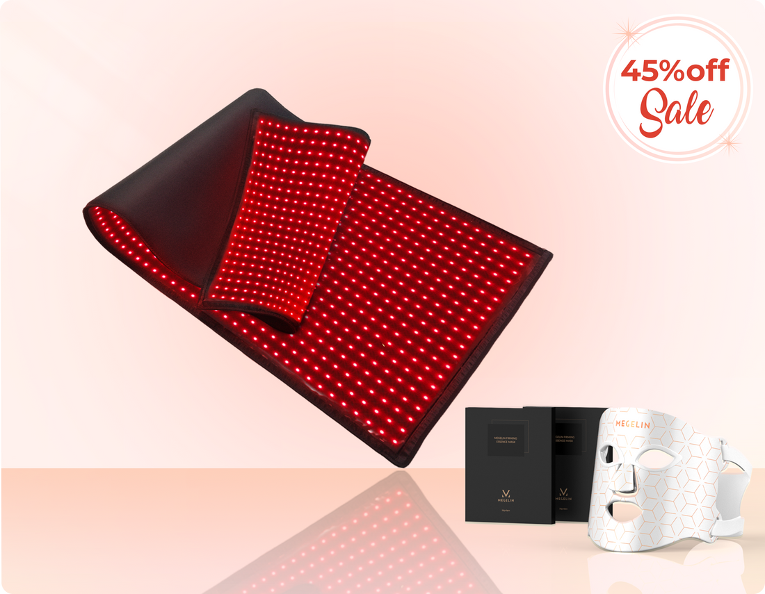 Megelin Red and NIR Light Therapy Mat 