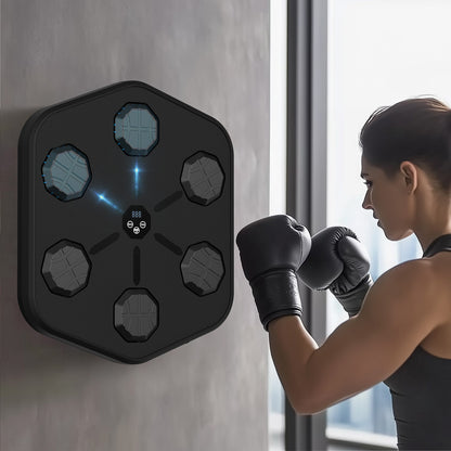 Megelin Music Boxing Machine with Boxing Gloves