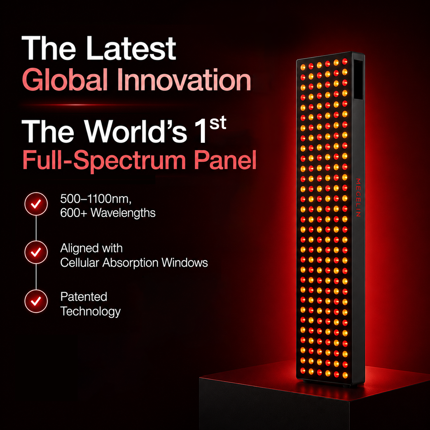 Megelin Full Spectrum Light Therapy Panel