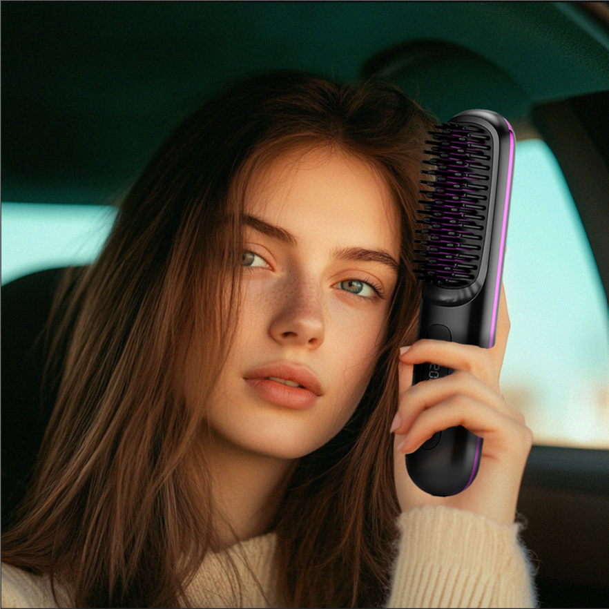 Megelin Hair Straightener Comb - Megelin