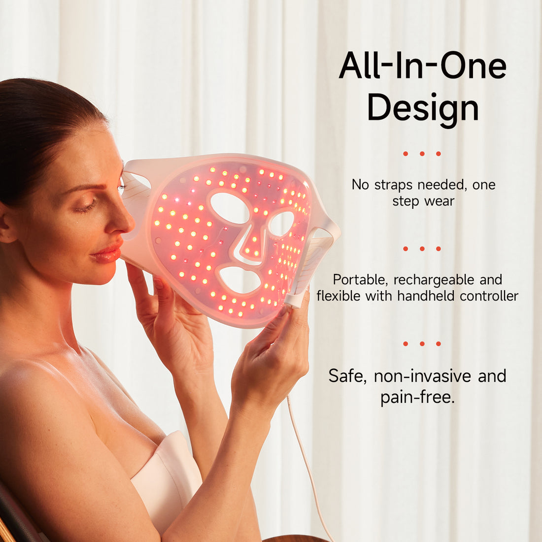 LASER&LED LIGHT Therapy Mask - Megelin