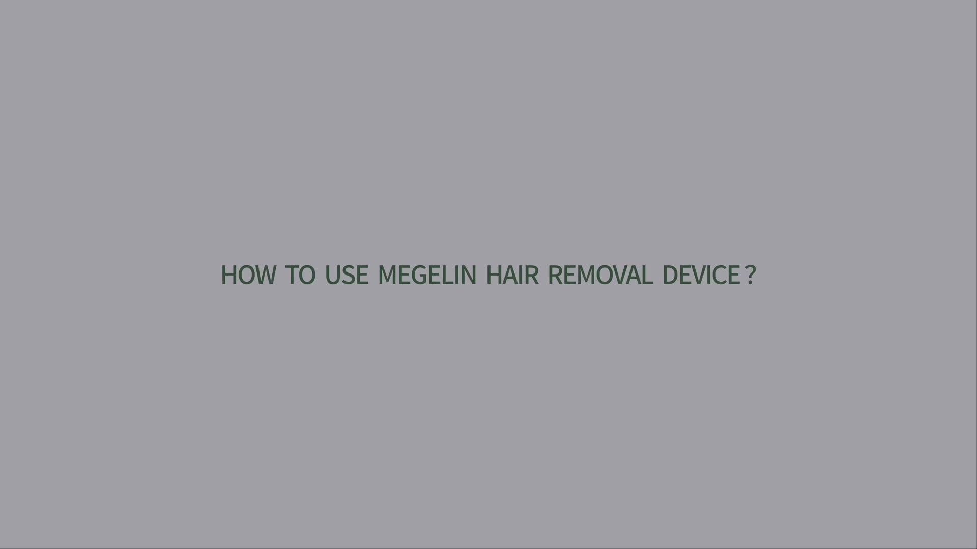 Megelin M1 Sapphire IPL Hair Removal Handset