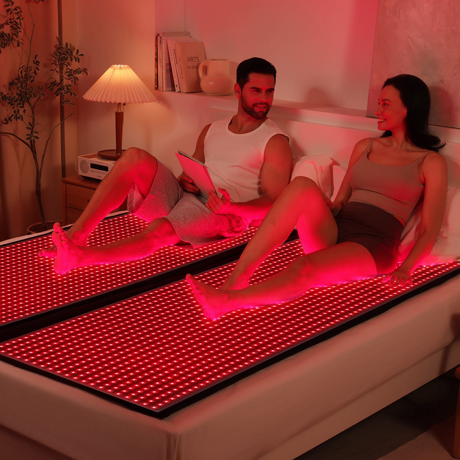 full-body Infrared Light Therapy mat at home