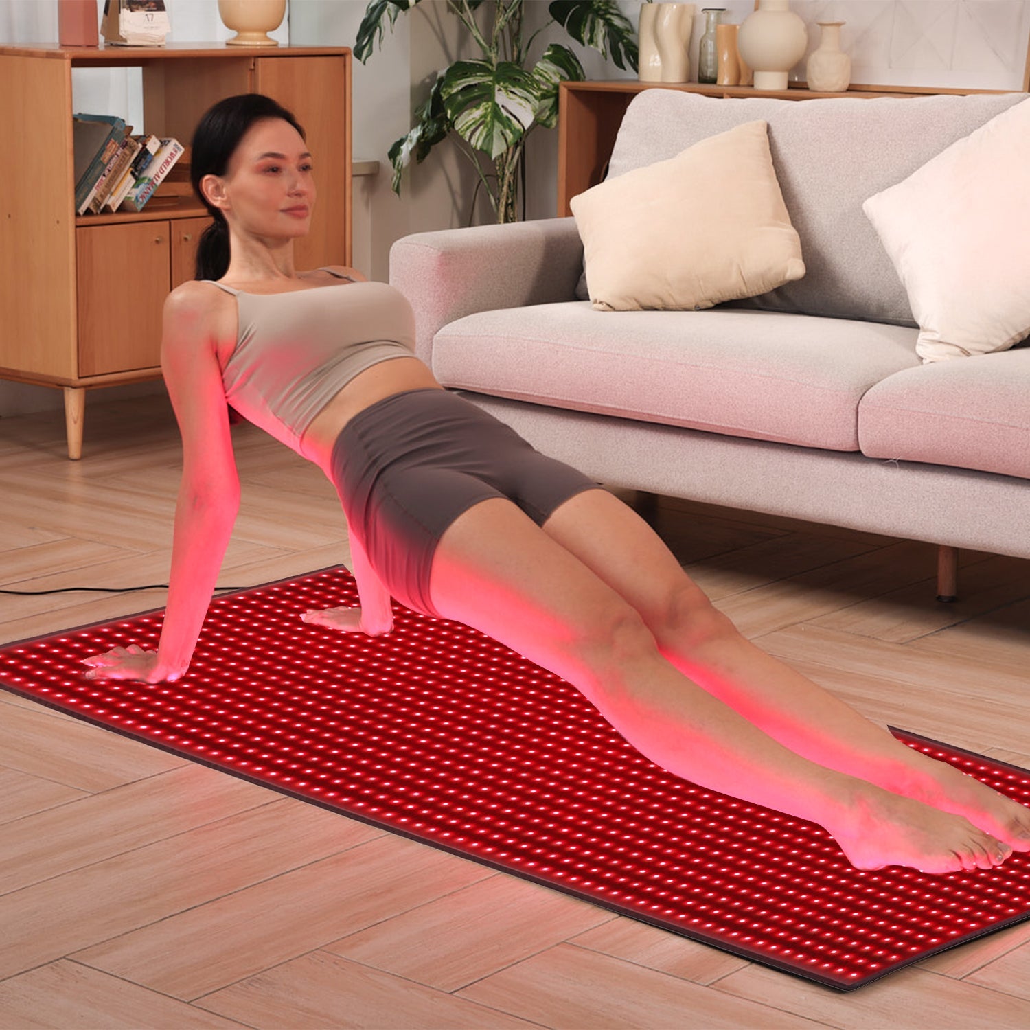 Megelin Red and Near-Infrared Light Therapy Mat for Whole Body