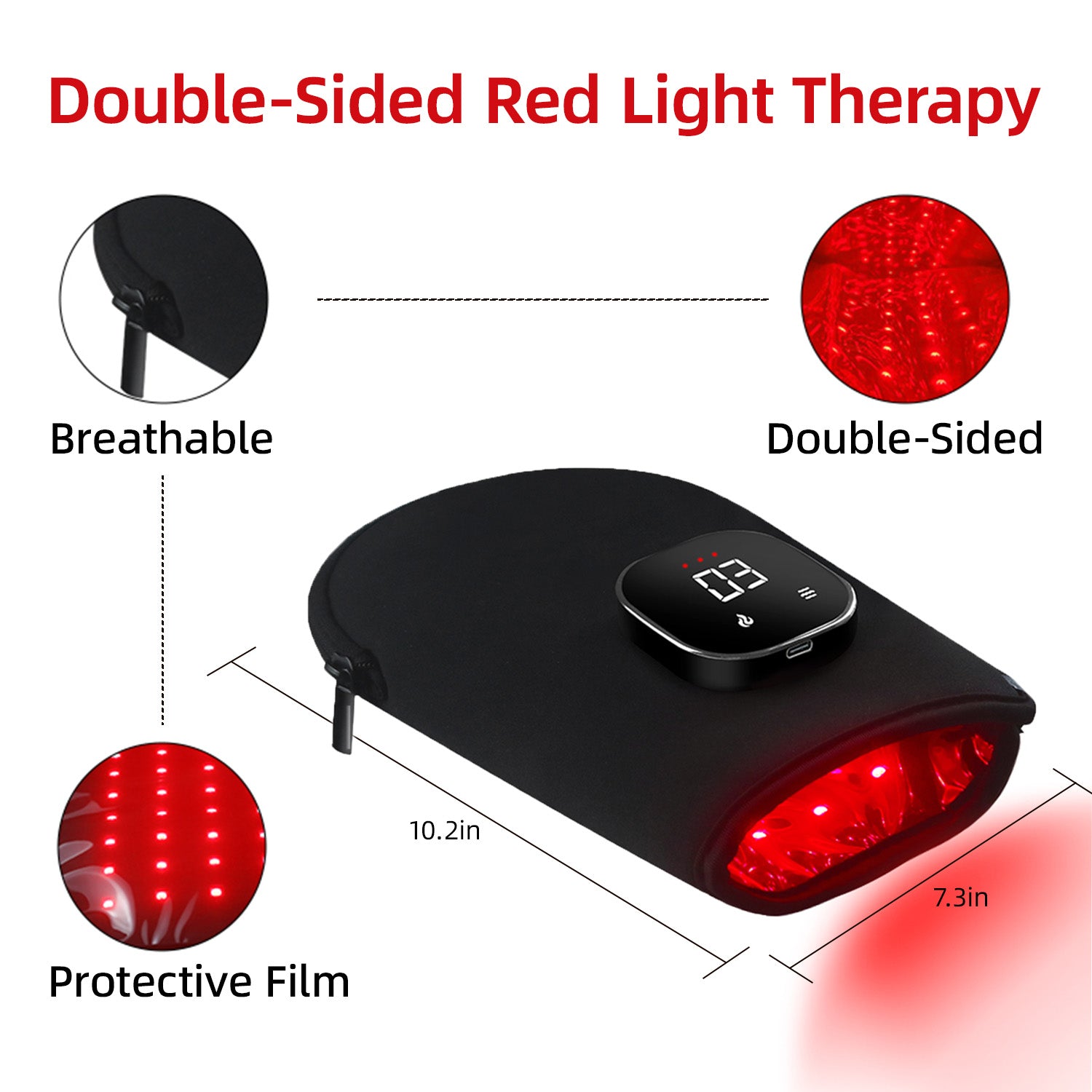 Megelin Red Light Therapy Heating Glove