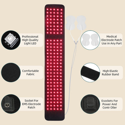 Megelin Red Light Therapy Foot Belt - Megelin