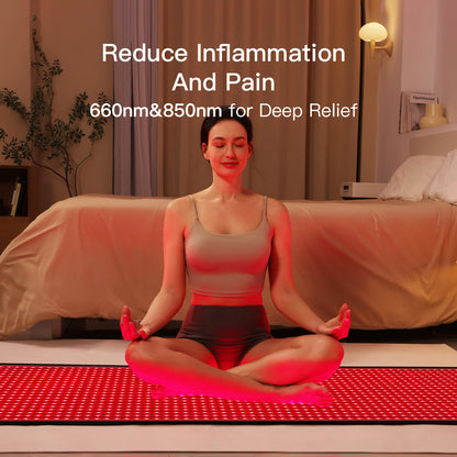 Megelin Red and Infrared Light Therapy Mat