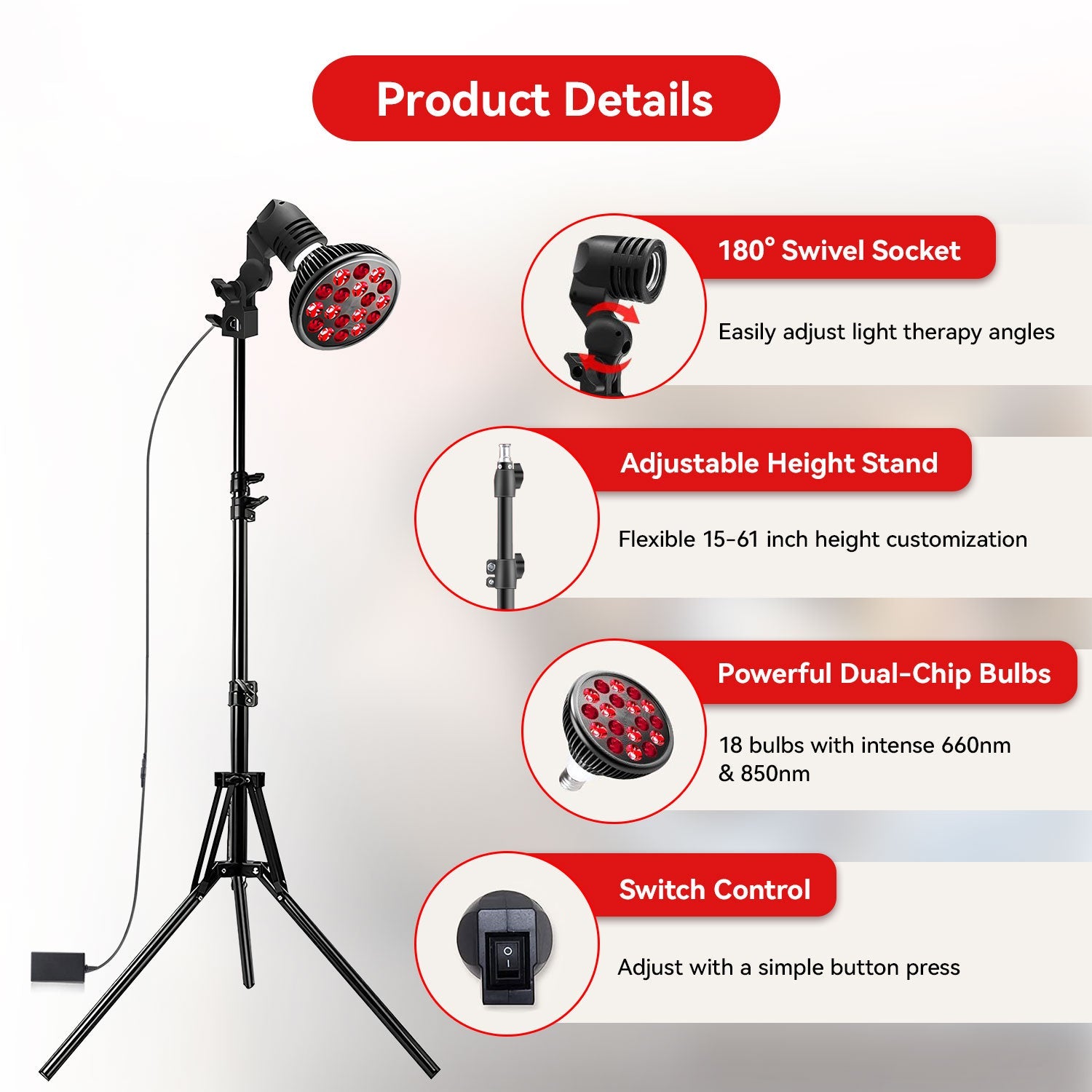 Flexible RED Light Therapy Panel