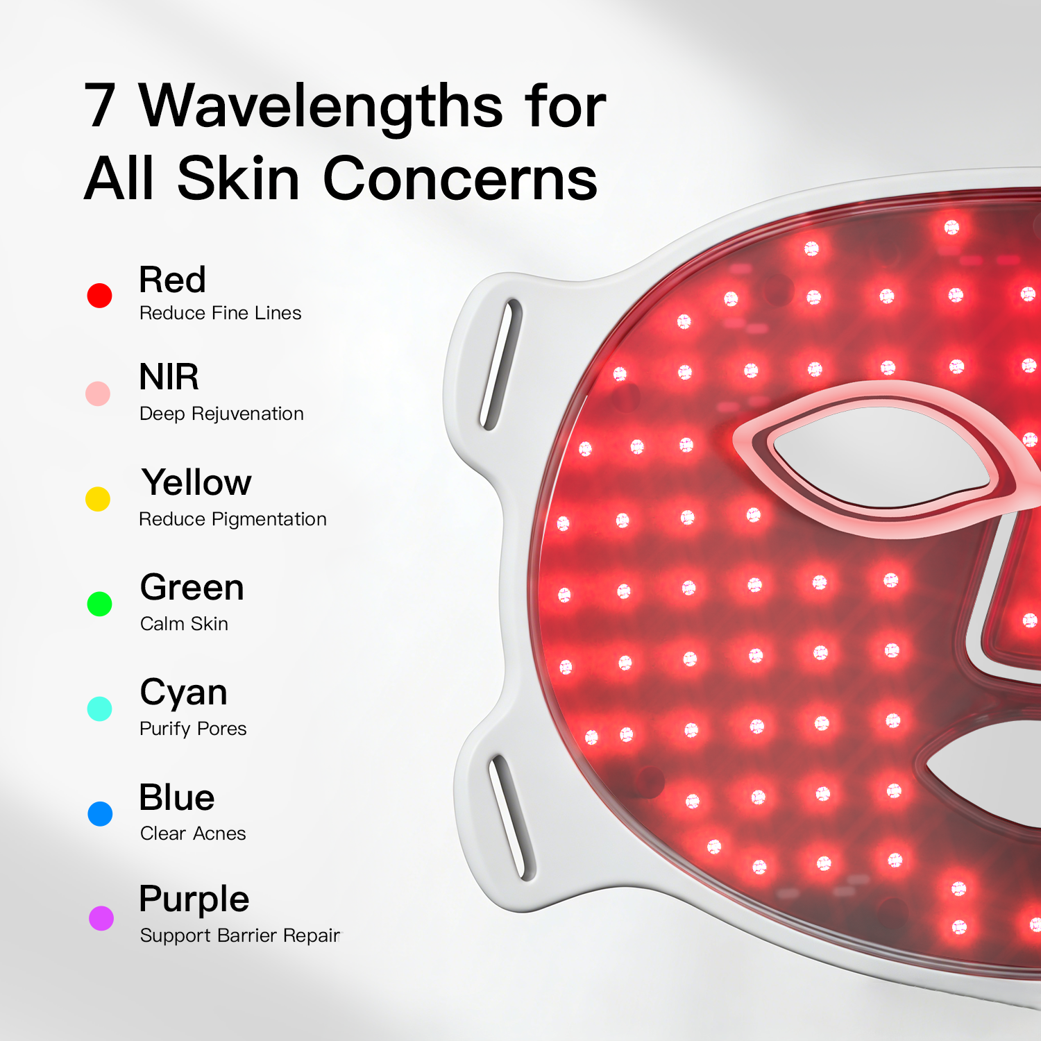 Megelin LED Red Light Therapy Mask