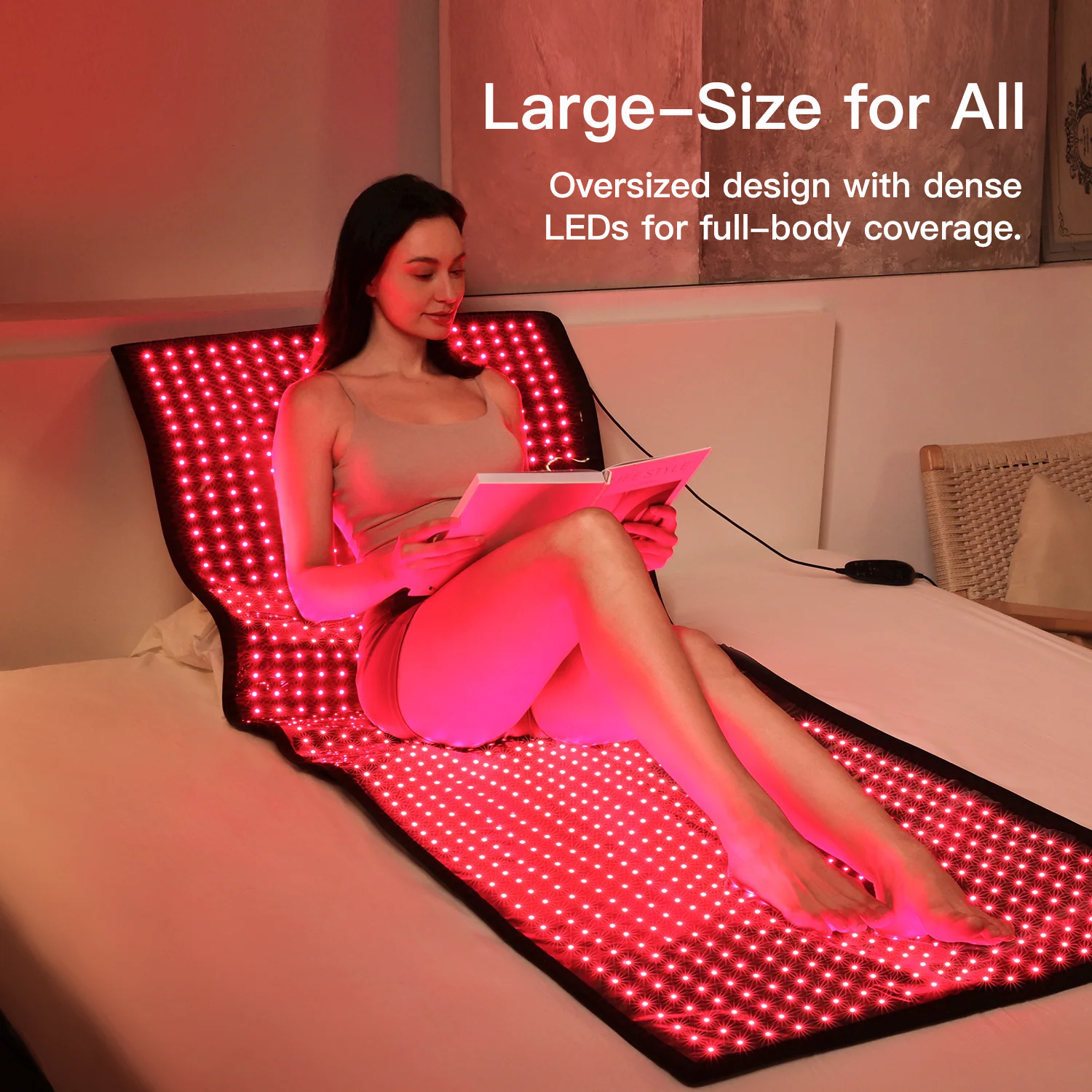 Megelin Red and Infrared Light Therapy Mat